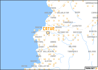 map of Catur