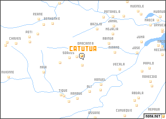 map of Catutua