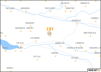 map of Çat