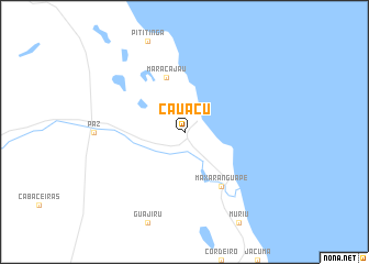 map of Cauaçu