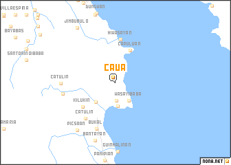 map of Caua