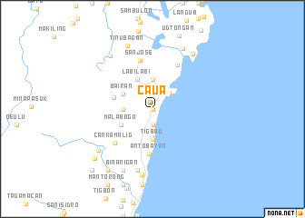 map of Caua