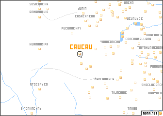 map of Caucau