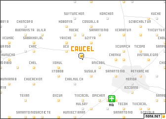 map of Caucel