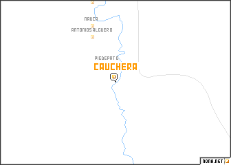 map of Cauchera