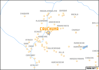 map of Cauchuma