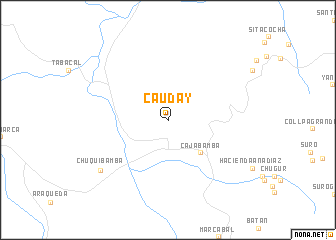 map of Cauday