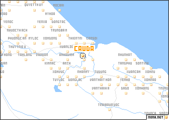 map of Cầu Ðá