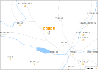 map of Caudé