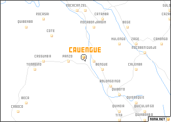 map of Cauengue