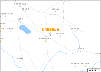 map of Cauenje