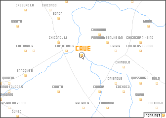 map of Caué
