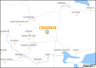 map of Caugagia