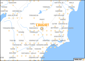 map of Cầu Giát