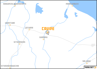 map of Cauípe