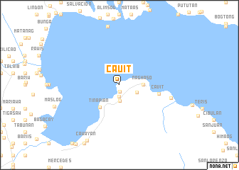 map of Cauit