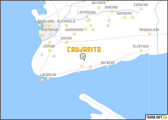 map of Caujarito