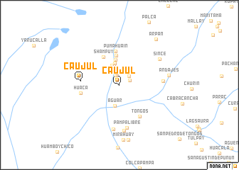 map of Caujul