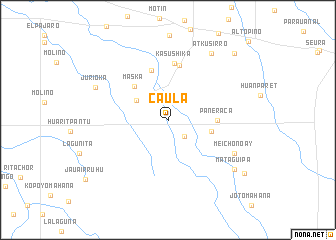 map of Caula