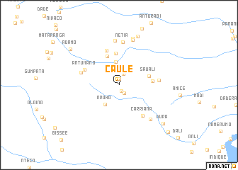 map of Caùle