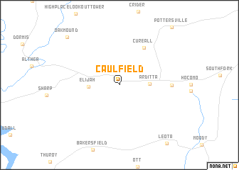 map of Caulfield
