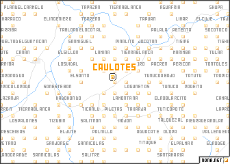 map of Caulotes