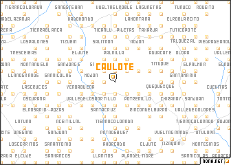 map of Caulote