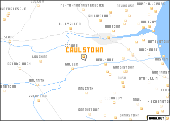 map of Caulstown