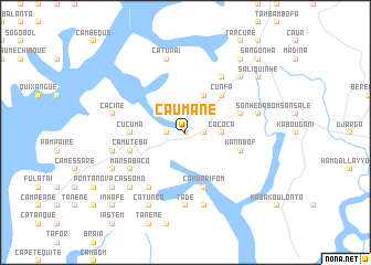 map of Caumãne