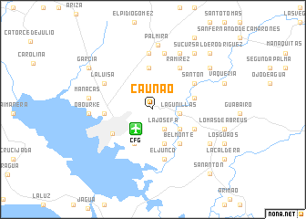 map of Caunao
