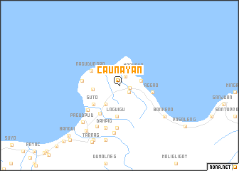 map of Caunayan