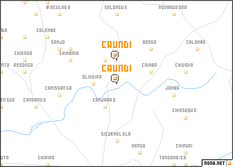 map of Caundi