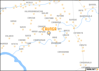 map of Caunga