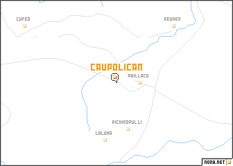 map of Caupolicán