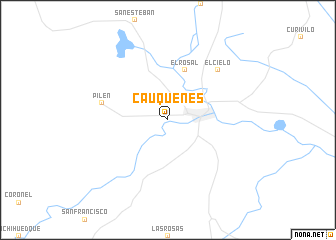 map of Cauquenes