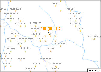 map of Cauquilla