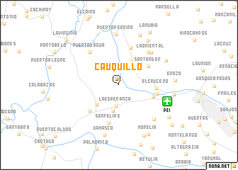 map of Cauquillo