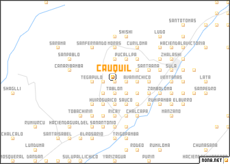 map of Cauquil