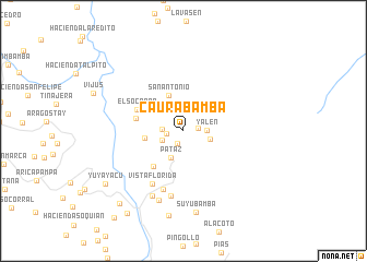 map of Caurabamba