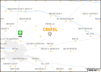 map of Caurel