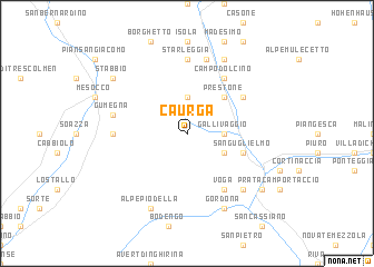 map of Caurga