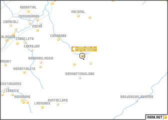 map of Caurina