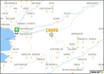 map of Cauro