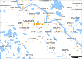 map of Causado