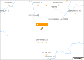 map of Causas