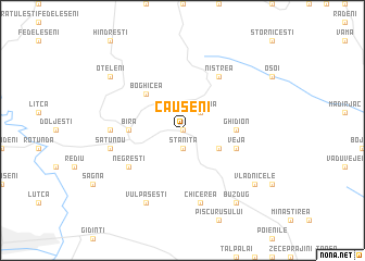 map of Căuşeni