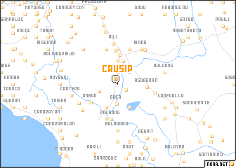 map of Causip