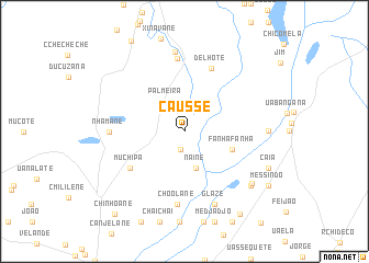 map of Causse