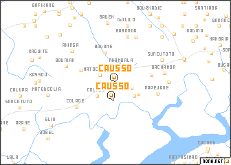 map of Causso