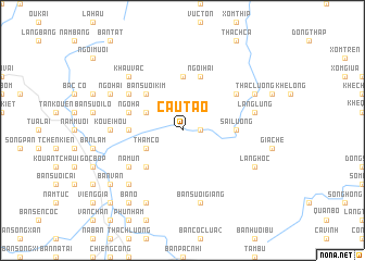 map of Càu Tao